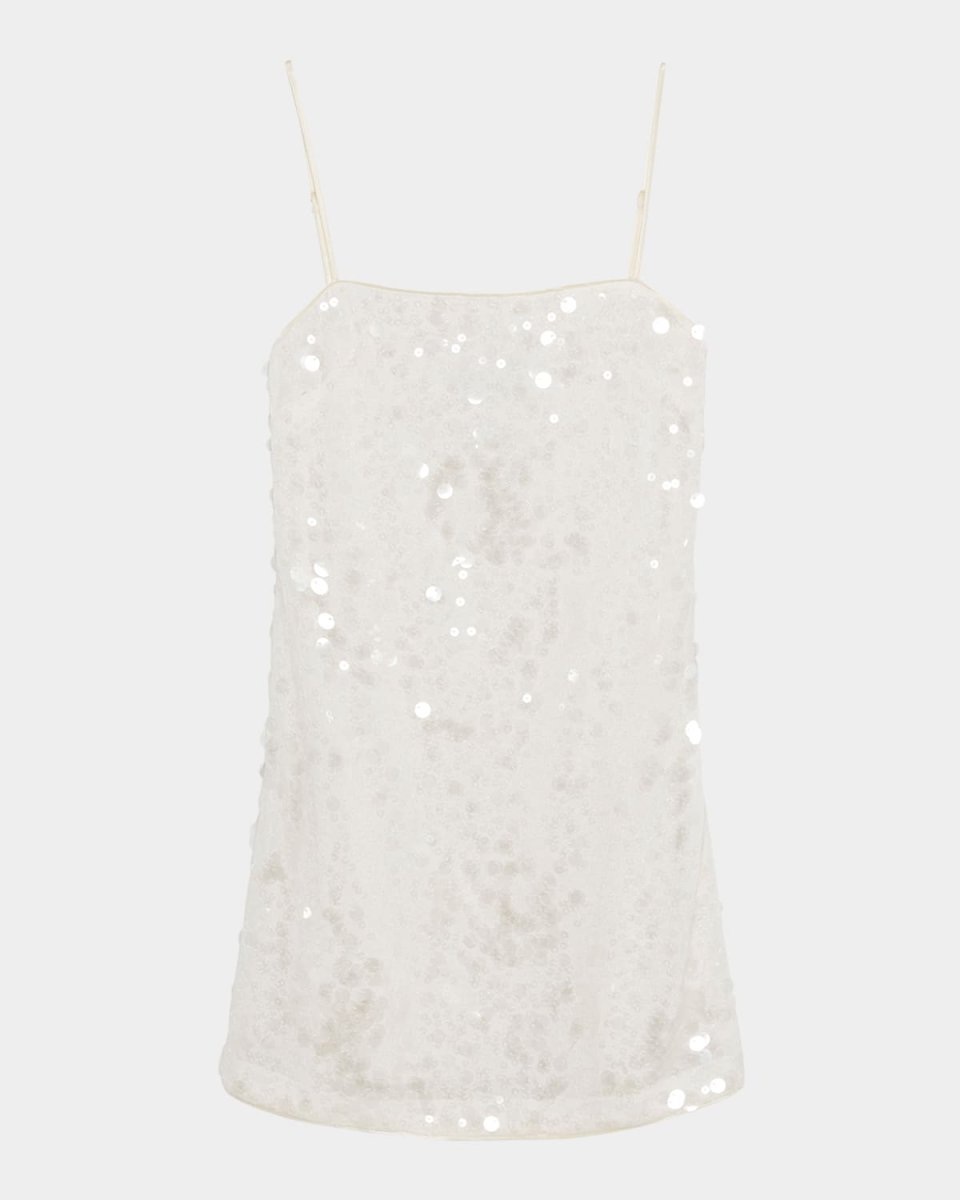Lollie Sequined Sleeveless Mini Dress
